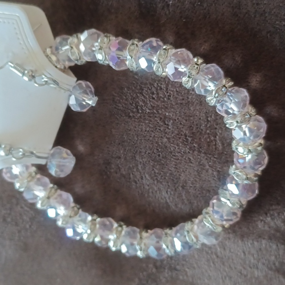 Free with bundles! Up Crystal Bracelet & Earring Set